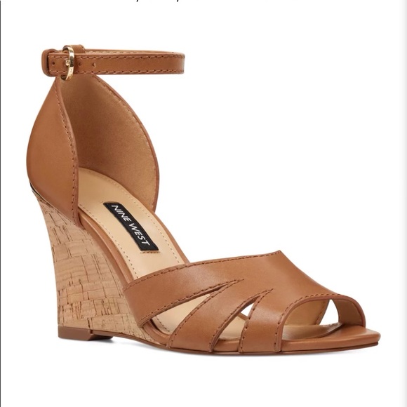 Nine West Lilly Wedge Sandals Size 10M - Picture 7 of 7